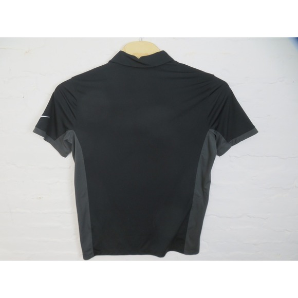 Baltimore Ravens Polo Shirt Mens Large Nike Dri Fit Black NFL Football Collar - Picture 6 of 8